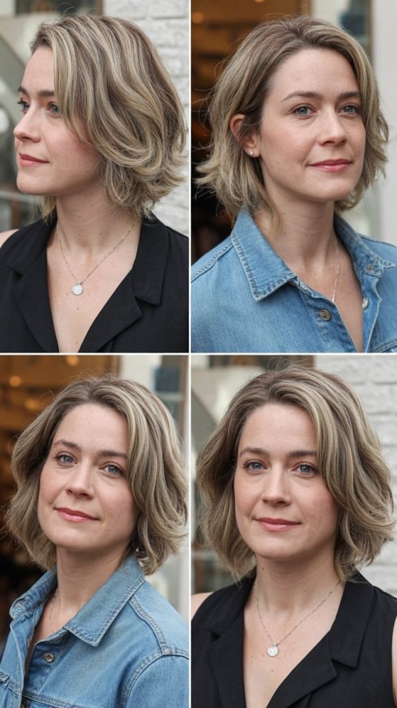 Chin-Length Cut with Balayage