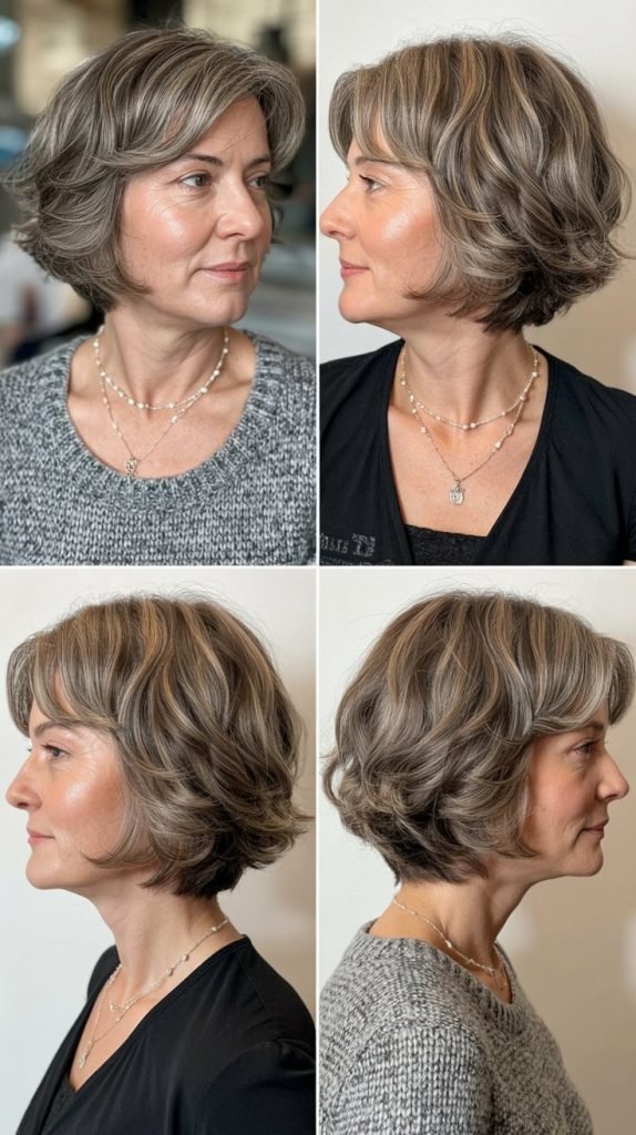 Chin-Length Cut with Dimensional Color