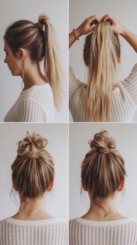 The Messy Top Knot