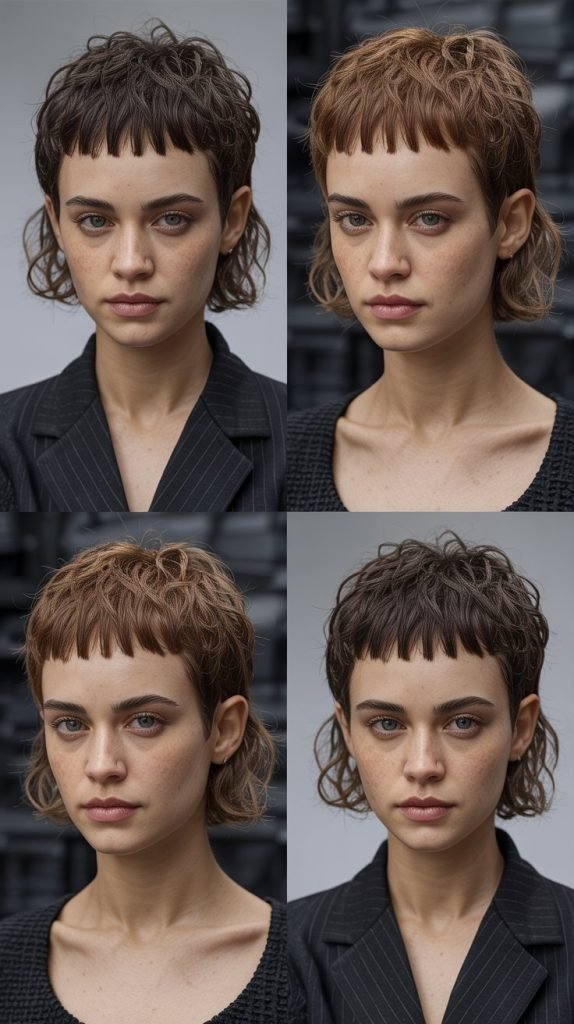  Piecey Bangs With Tousled Waves