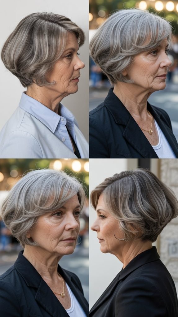 Wispy Bangs with Medium Length