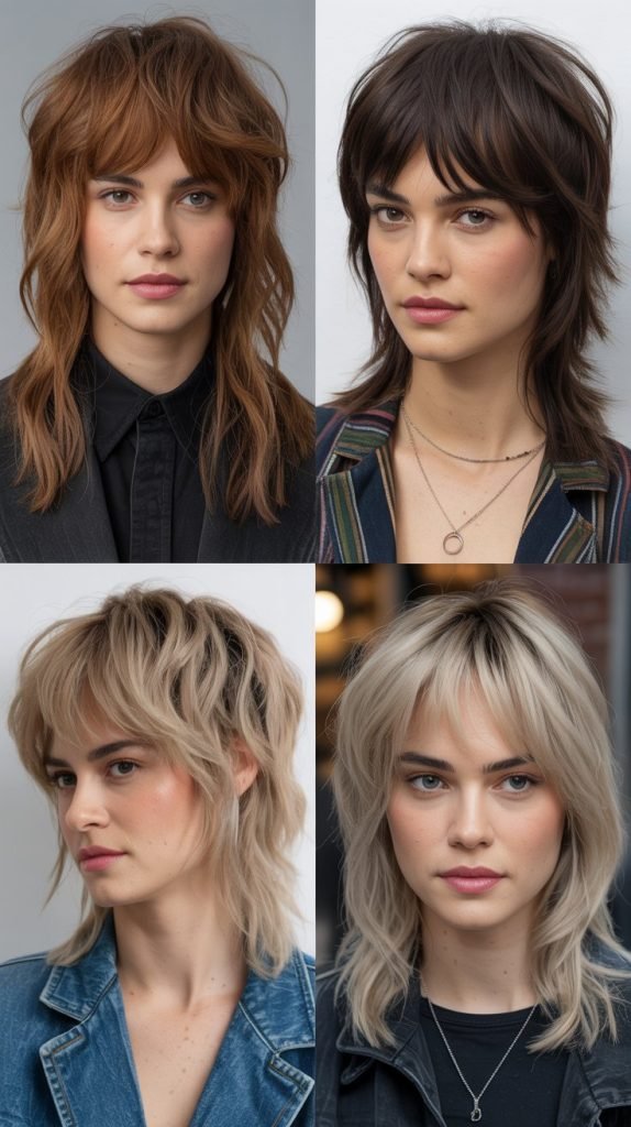  Disconnected Layers With Choppy Bangs