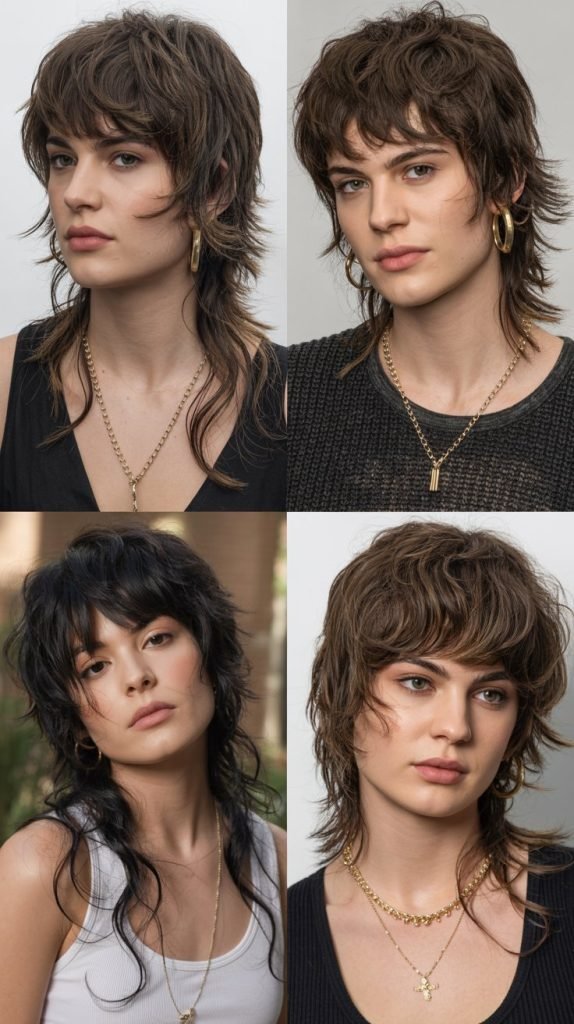  Subtle Layers With Long Bangs