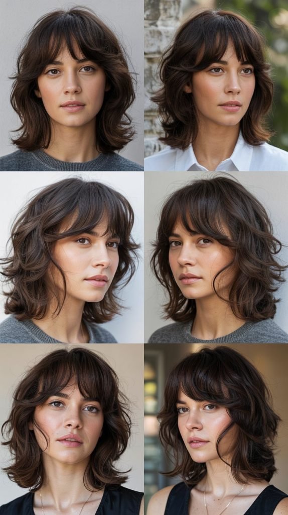  Graduated Layers With Korean Air Bangs