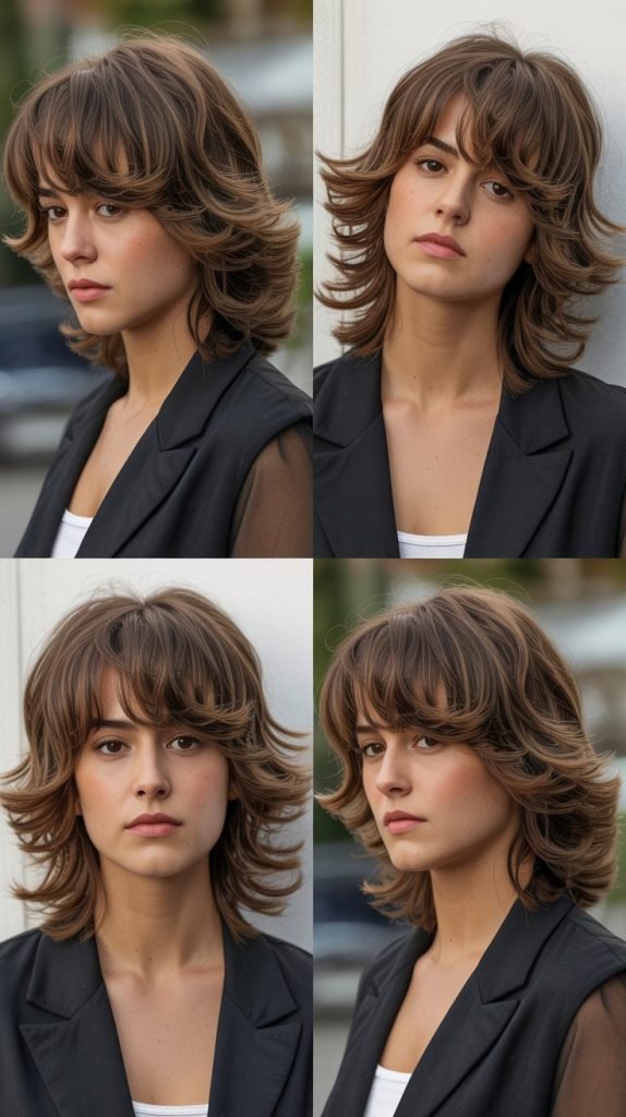 32. Layered Cut with Volume at Crown