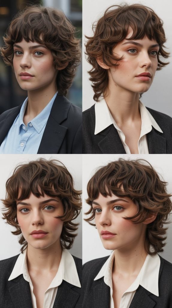  Layered Shag with Micro Bangs