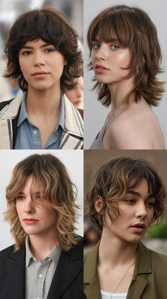 Shaggy Layered Cut With Bangs