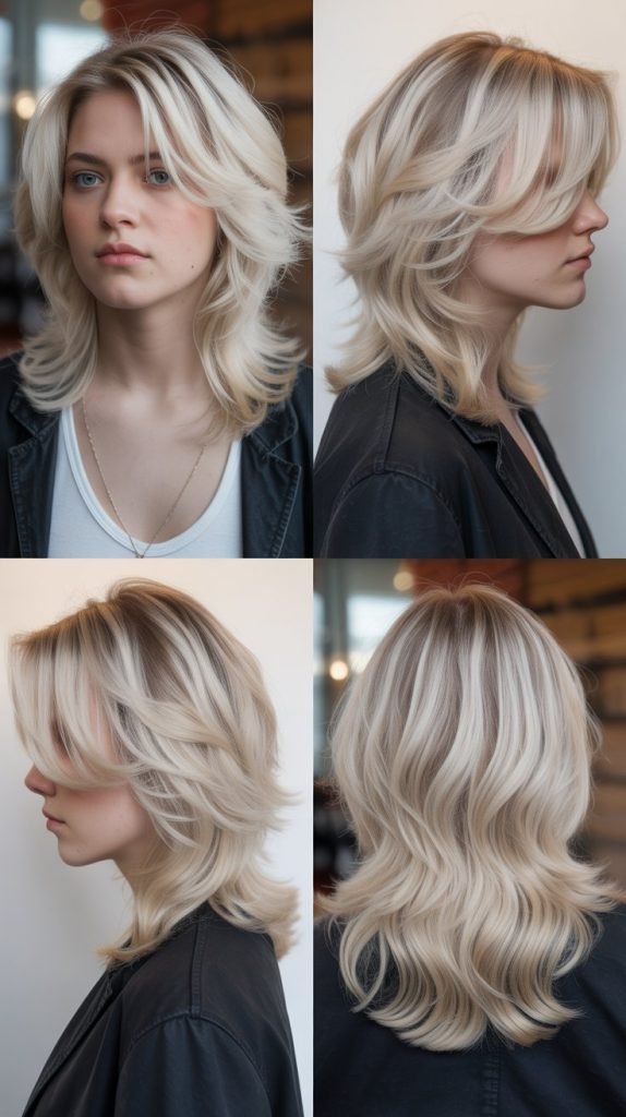  Layers with Platinum or Blonde Color