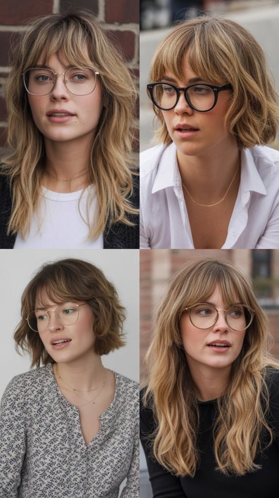  Tousled Midi With Piecey Bangs