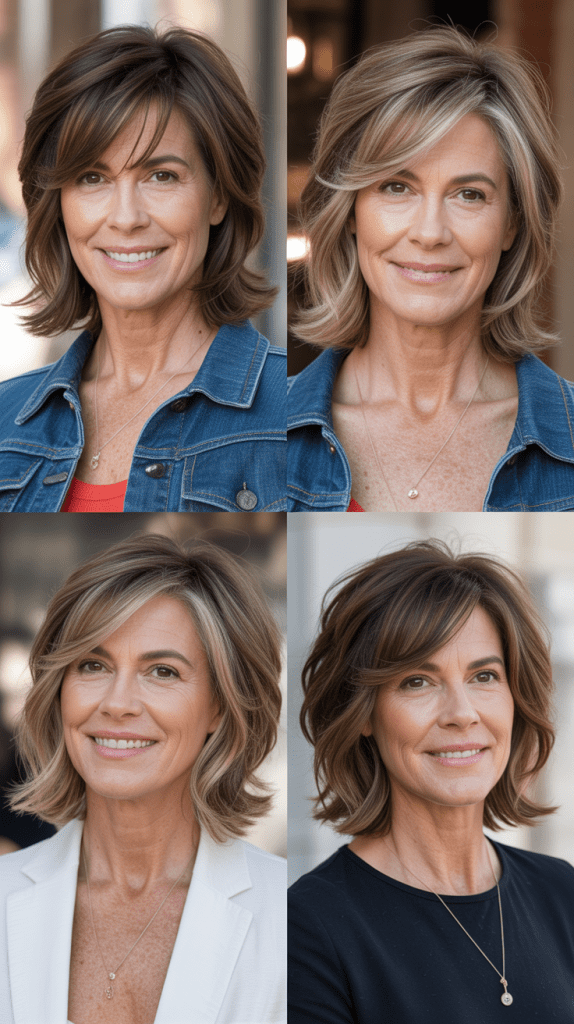 Choppy Shoulder-Length with Wispy Ends