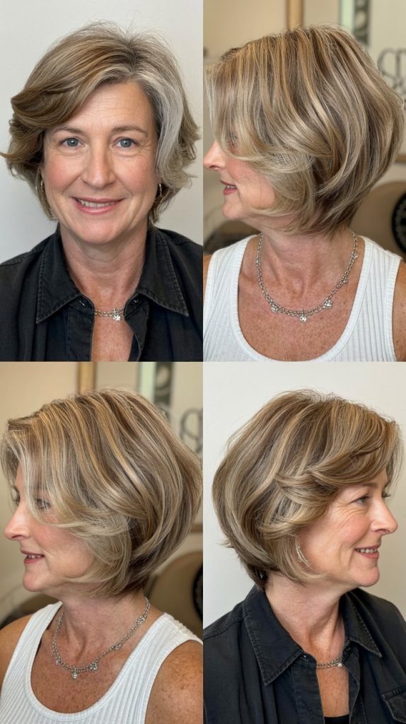Layered Bob with Volume