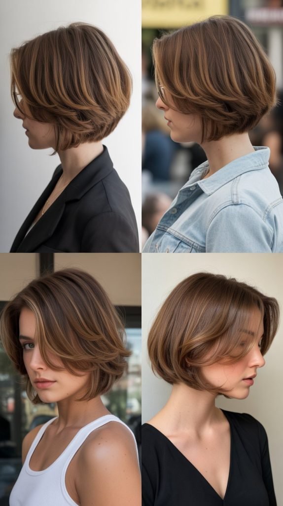  Classic Layered Bob With Face-Framing Pieces