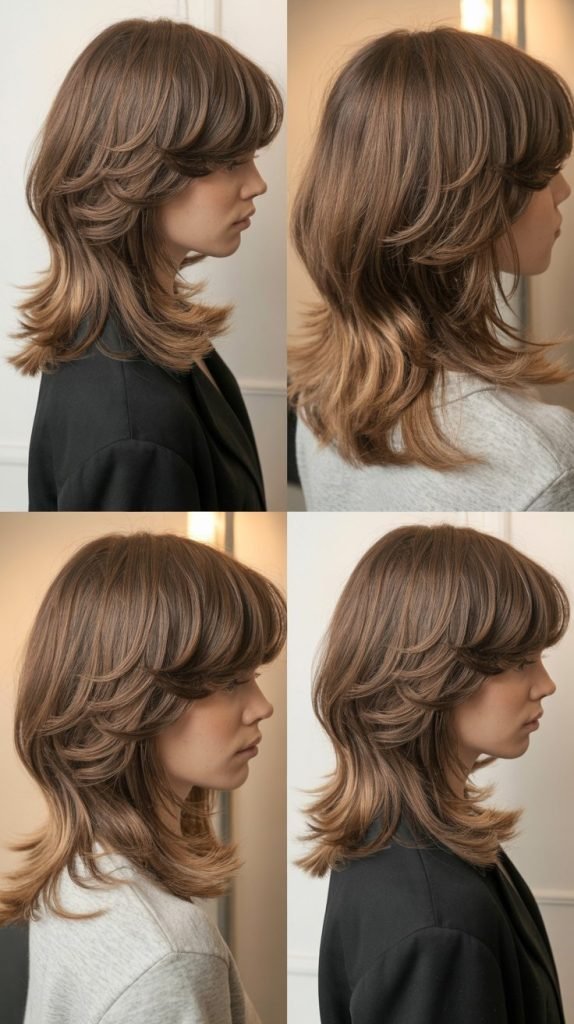 23. Feathered Layered Cut