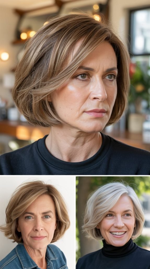 19. Side-Swept Bob with Volume