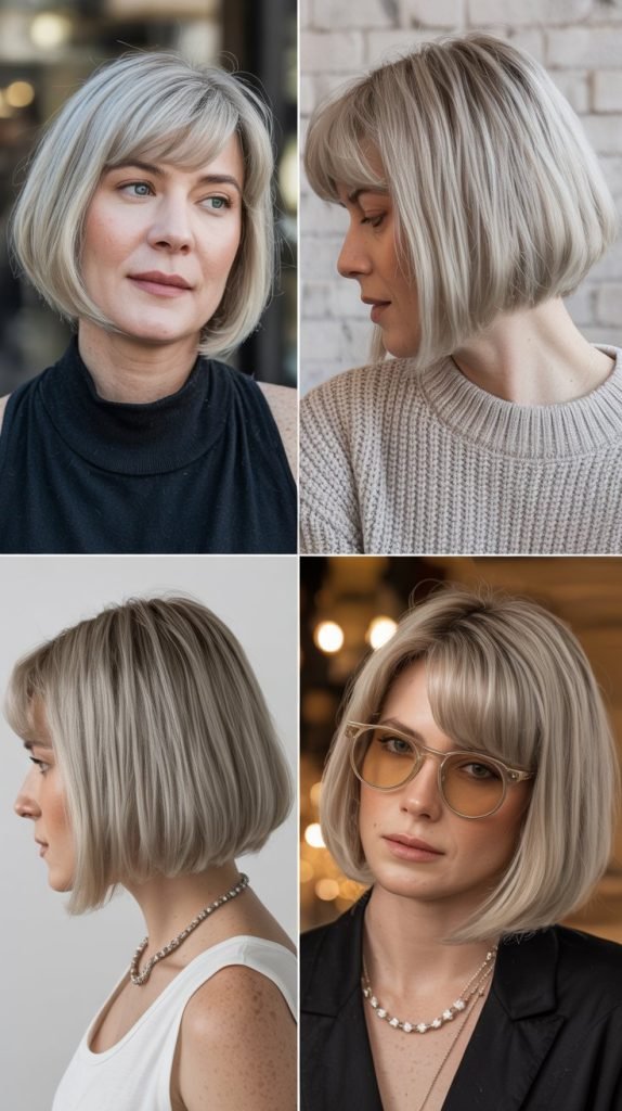 Sleek One-Length Bob