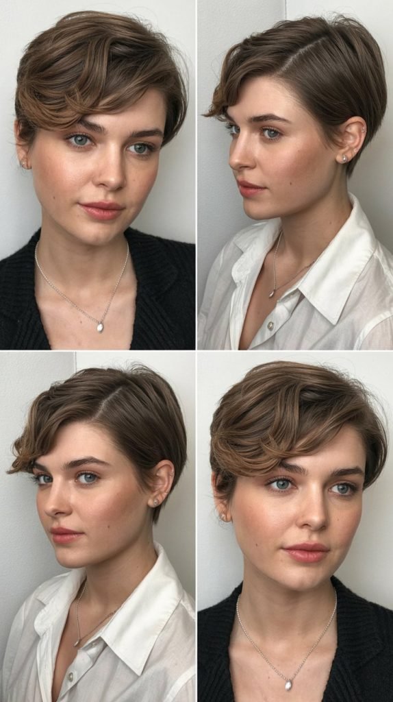 The Side-Swept Pixie