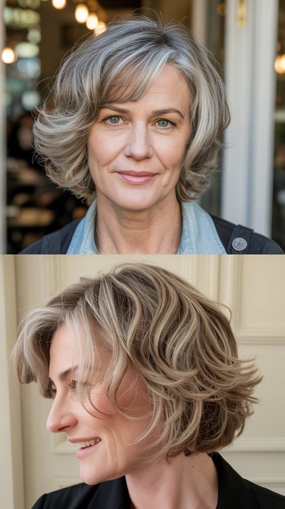 Tousled Bob for Effortless Volume