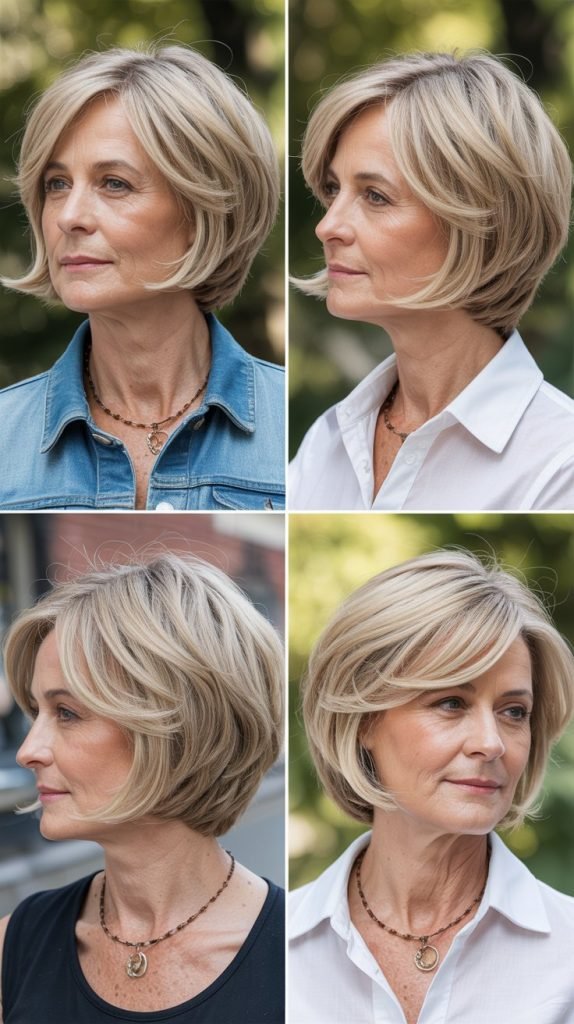 18. Wispy Layered Bob