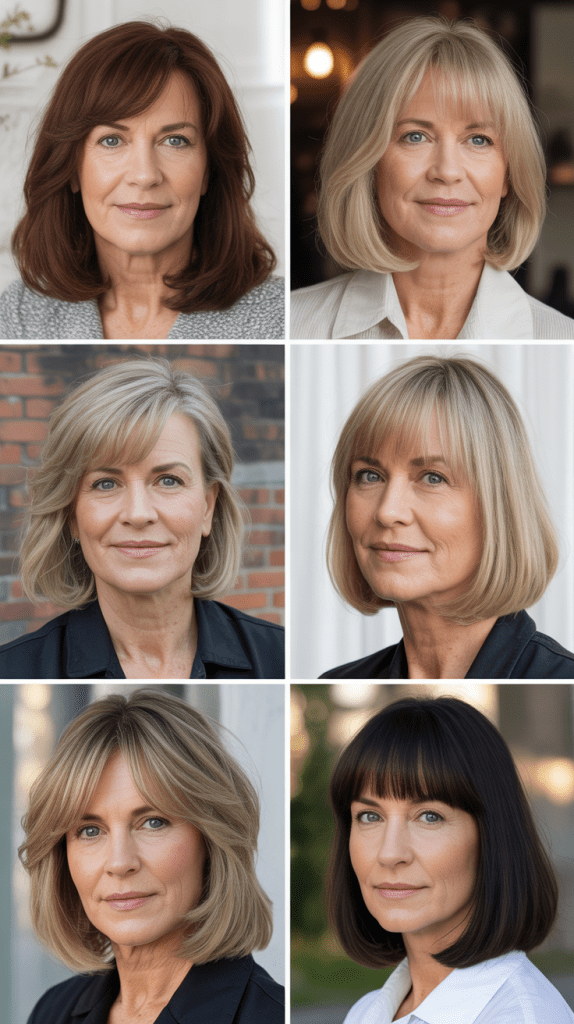 The Blunt Cut with Bangs