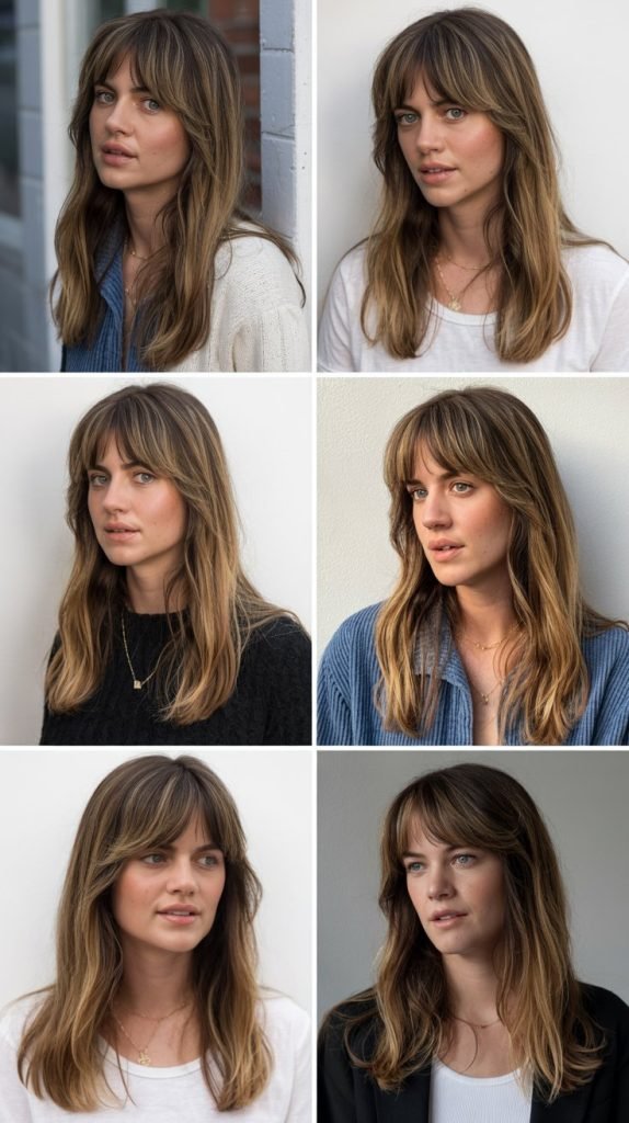  Internal Layers With Blunt Bangs