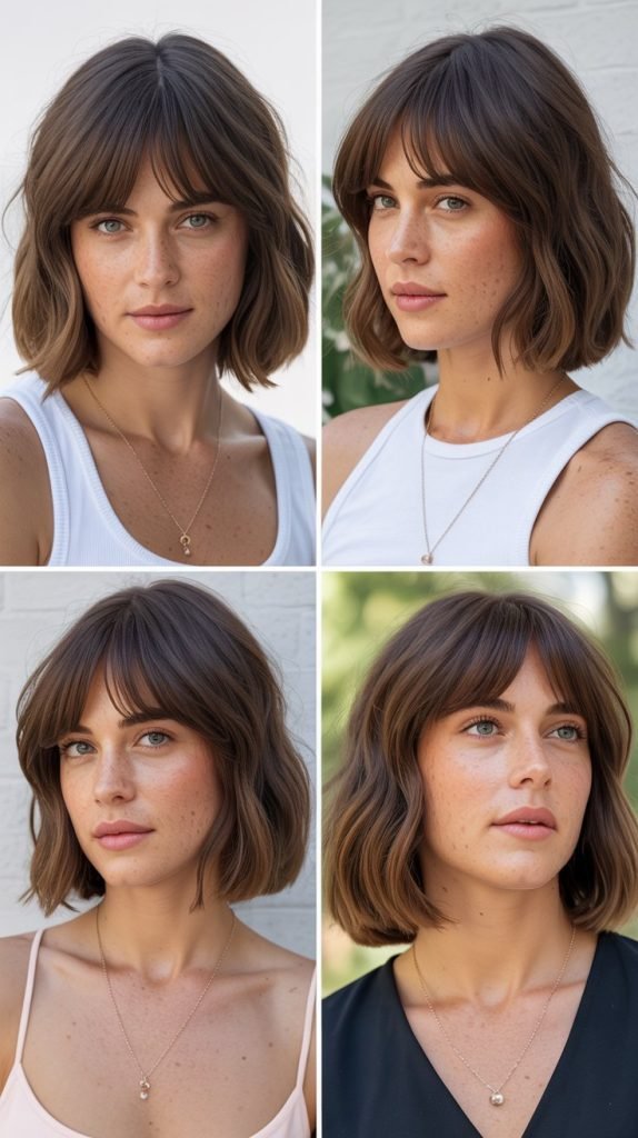 Precision Medium Bob With Straight-Across Bangs