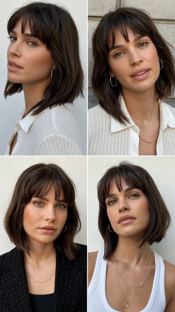 Graduated Bob With Heavy Bang