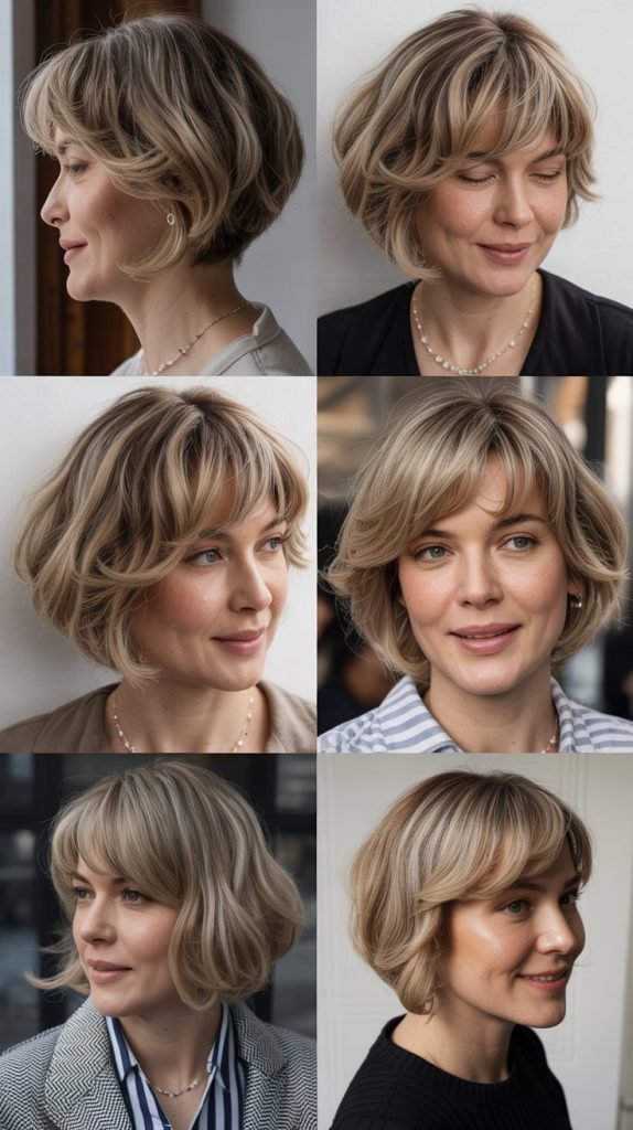 Soft Bob with Petal Bangs