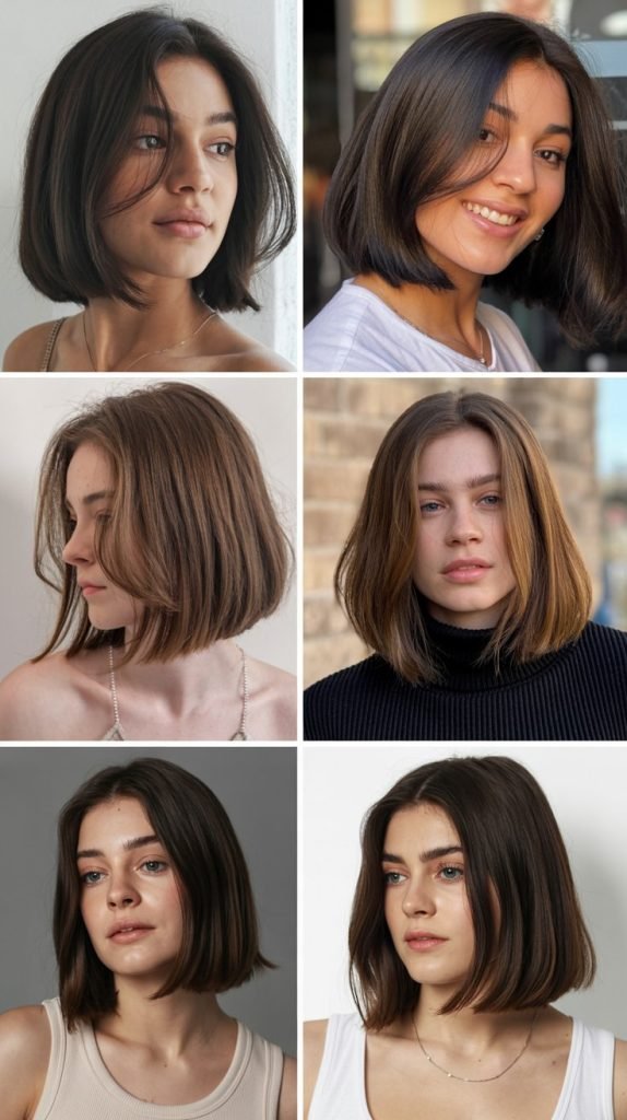 Straight and Sleek Lob