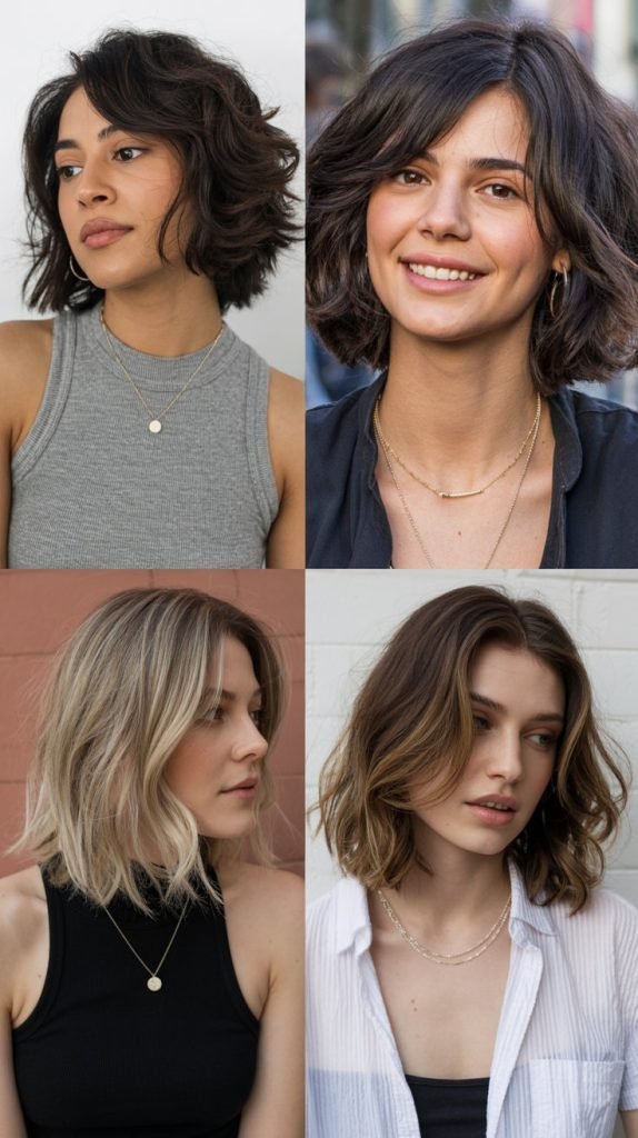 Textured Long Bob with Layers