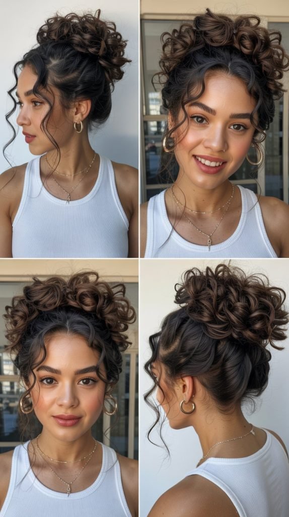 Textured Space Buns