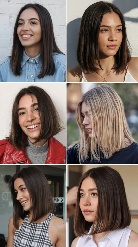 The Classic Straight Long Bob