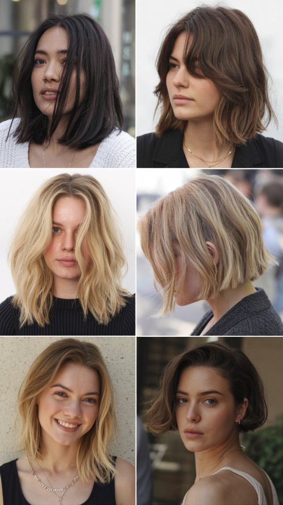 Tousled Long Bob