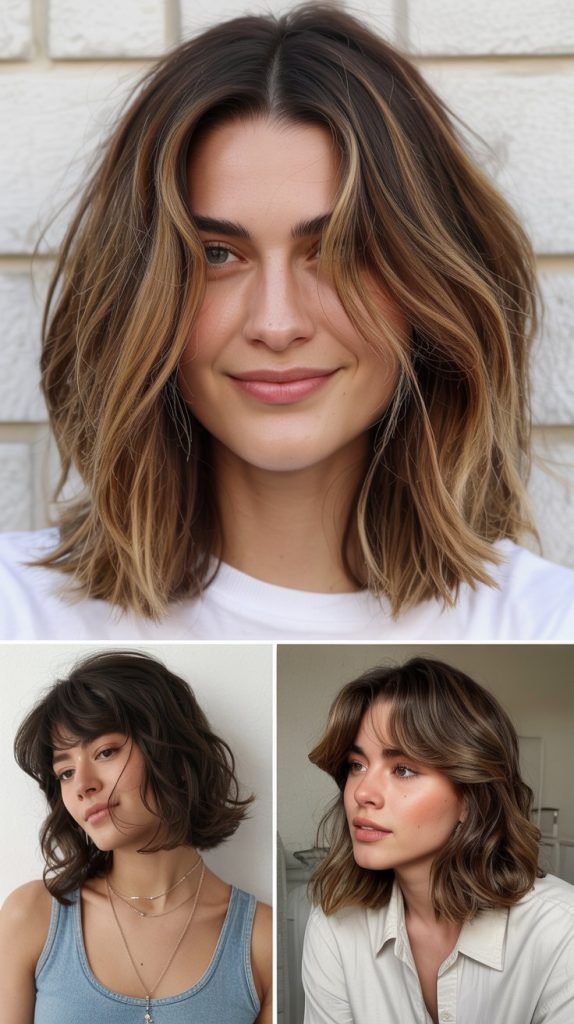 Tousled Long Bob