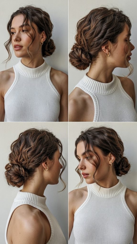 Twisted Half-Up Style