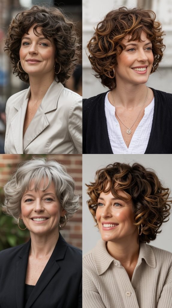 Voluminous Curly Layers