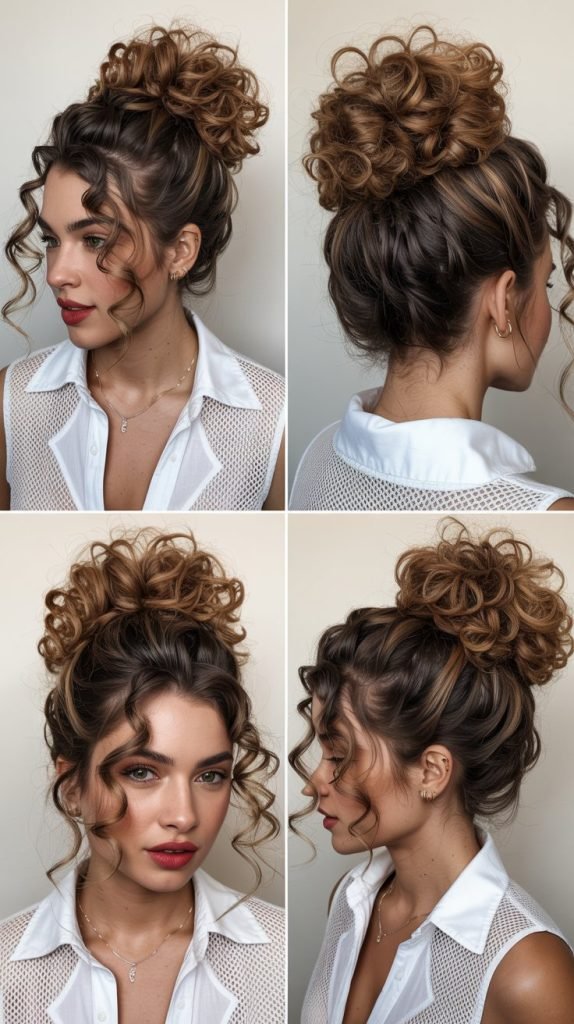 . Voluminous High Bun