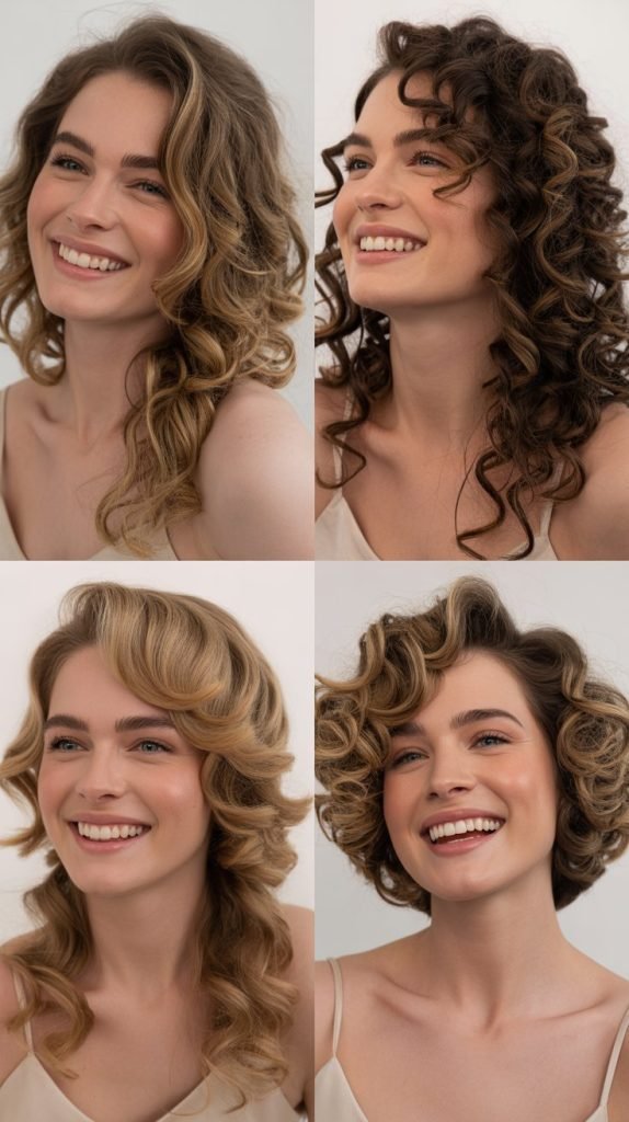 Romantic Curly Side Cascade