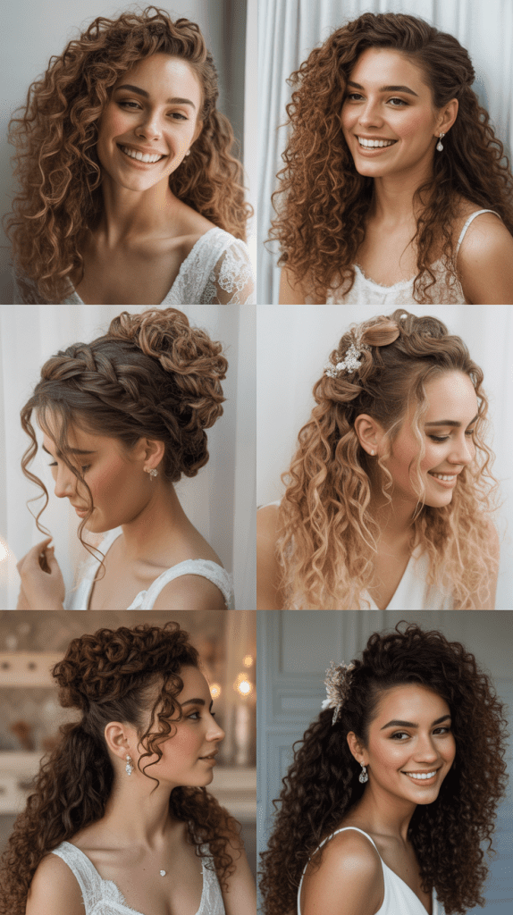 Curly Space Buns