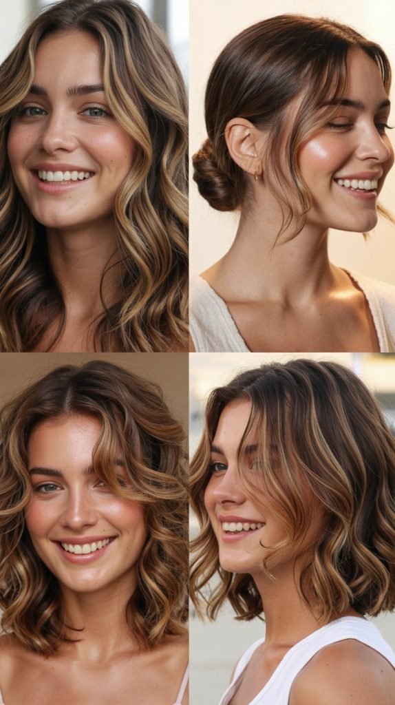 Warm Caramel Highlights For Cool Undertones
