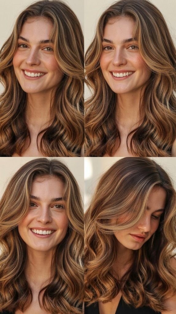  Caramel And Honey Blonde Highlights For Warm Brown Hair