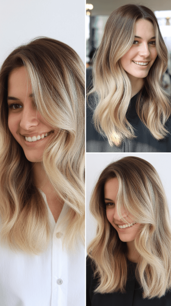 Smudged Root Blonde Balayage
