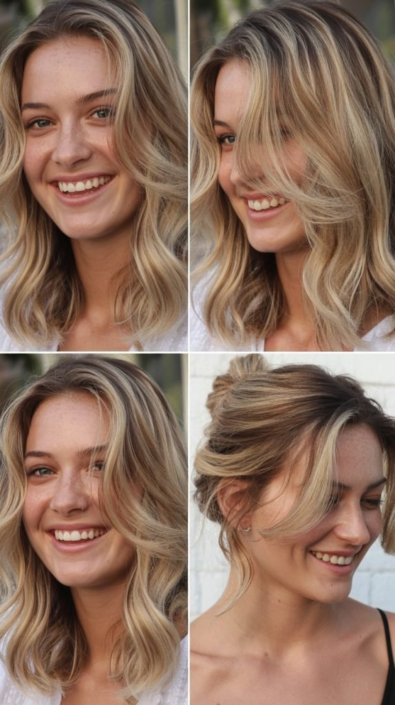 Champagne Blonde Highlights