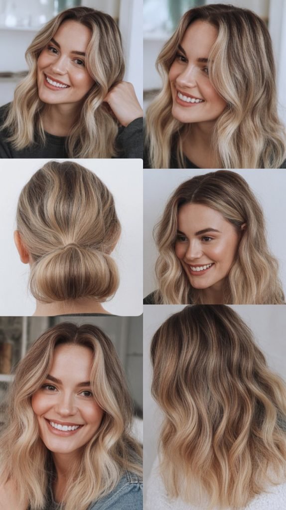 Blonde Highlights with Purple Shampoo Maintenance