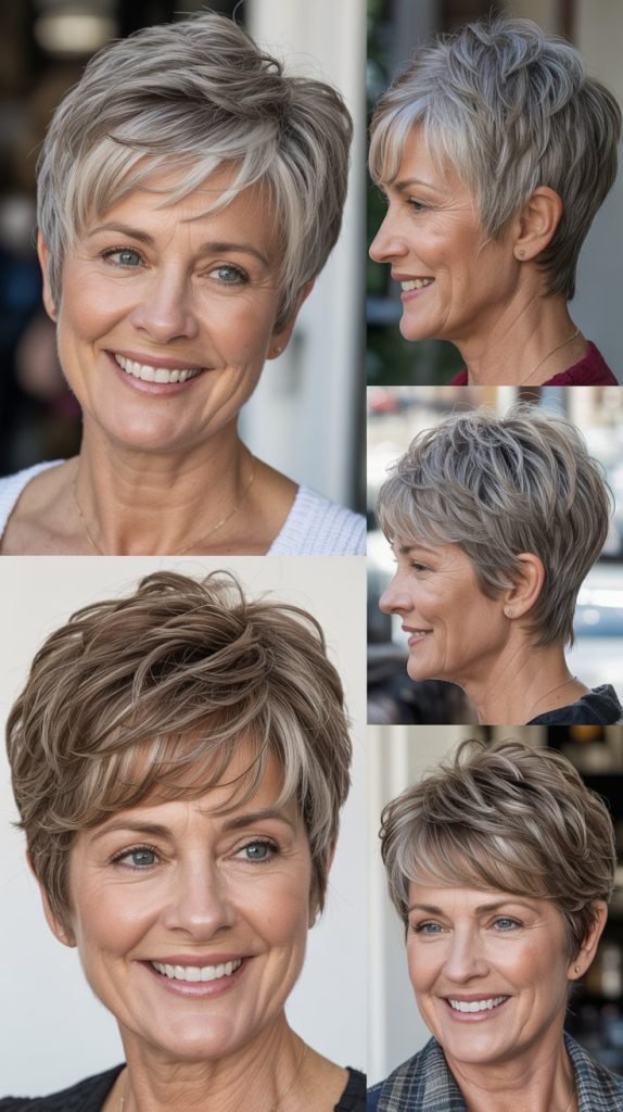  Layered Pixie with Shaggy Texture