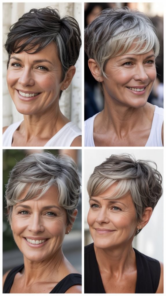 Stacked Pixie with Dramatic Back