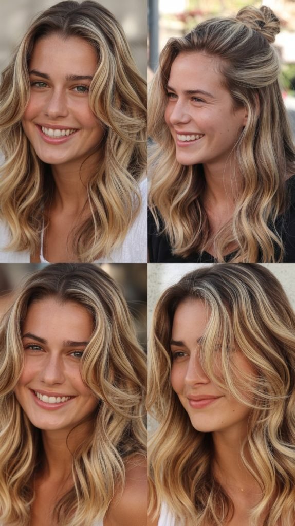  Sun-Kissed Blonde Highlights