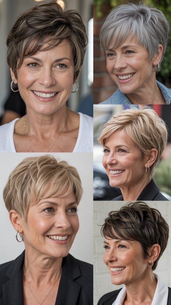 Pixie with Longer Crown Layers