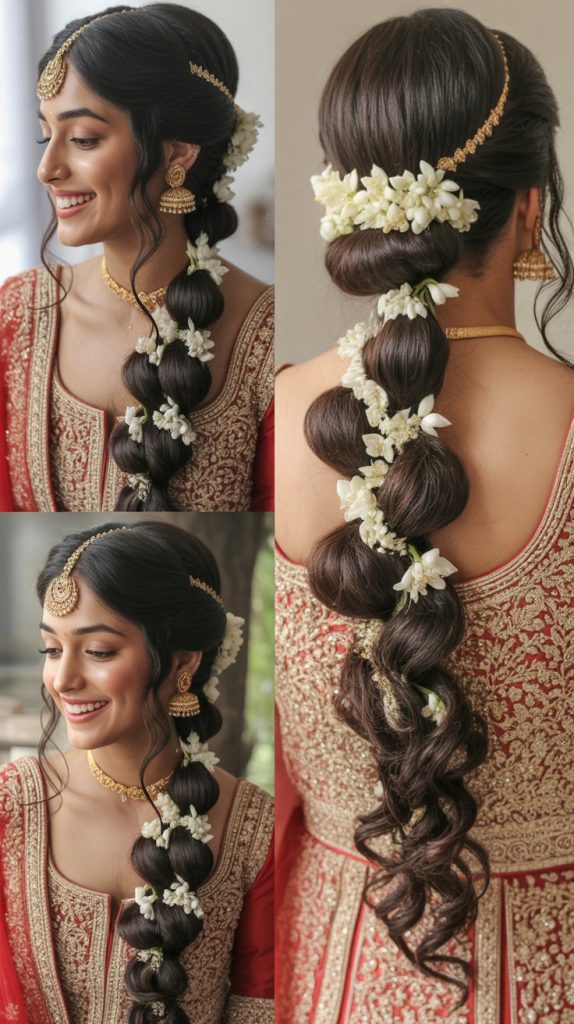 Waterfall Twists with Hanging Curls