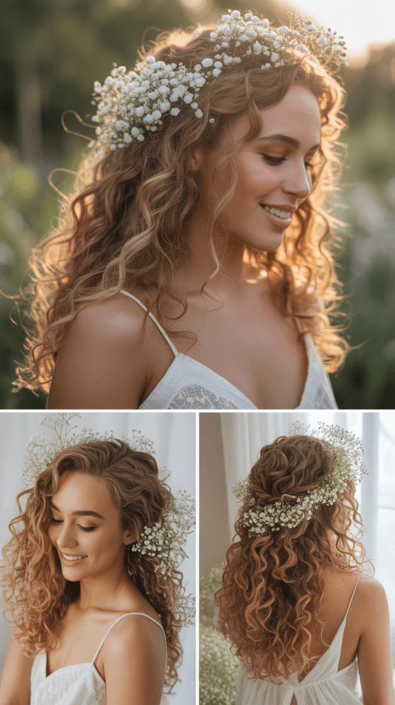  Textured Waves with Baby's Breath
