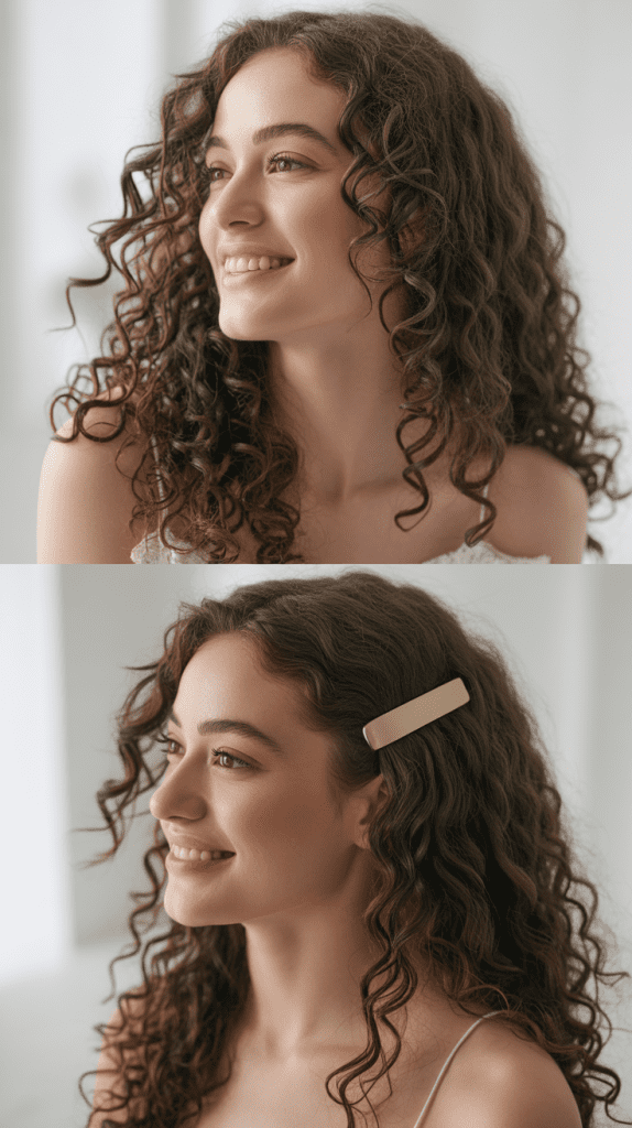 Loose Waves with Minimalist Modern Clip